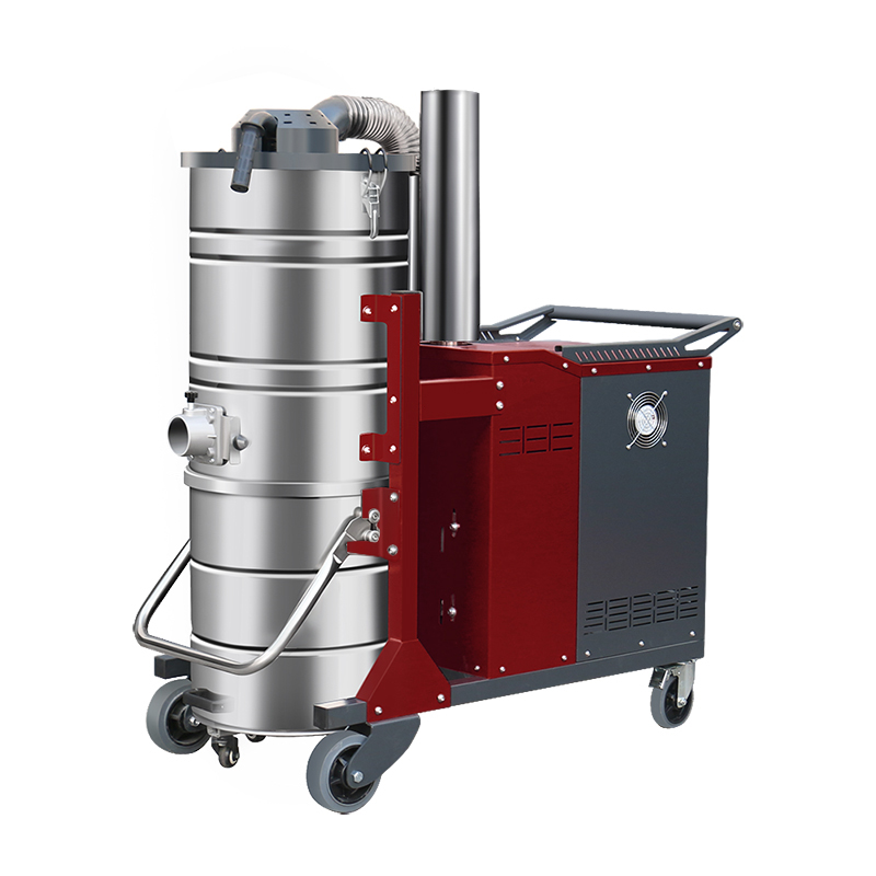 元朗坦洁380V 双桶手动反吹工业吸尘器X8系列